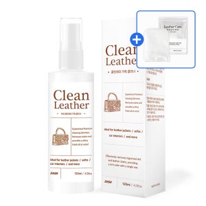 대쉬 클린레더 명품 가죽 클리너 가죽 코팅제 가방 소파 세정제 120ml