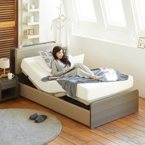 코아스 1502 BREEZ 무빙 모션베드 3모터 수납형 Q사이즈 매트리스포함 OSE1502C