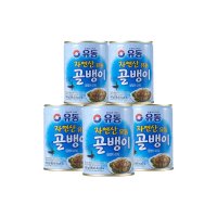 유성물산 유동 자연산 골뱅이140g 300g 1캔 1박스 24캔