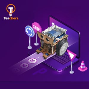 티처스 STEAM AI 스마트코딩카 티처카 피지컬코딩 RC 무선 조종 자동차 코딩 교구