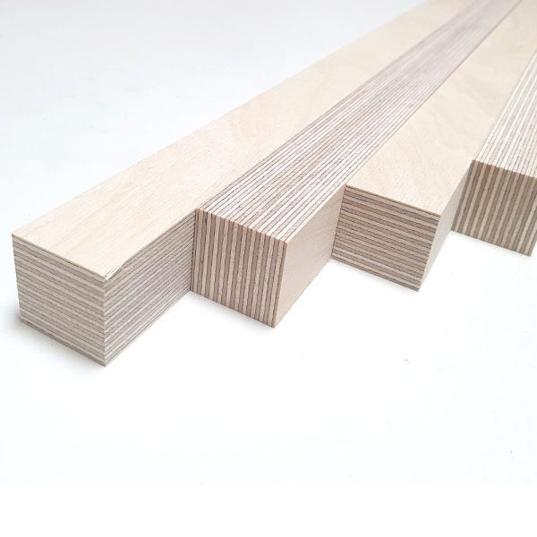 자작나무 합판 각재 30x30mm 각목 나무 몰딩 목재 다루끼 100mm