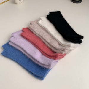 앙고라 국산 암 토시 롱 핸드워머 장갑