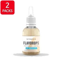 MYPROTEIN Flavdrops White Chocolate 마이프로틴 플레이브 드롭스 화이트 초콜렛 영국 시럽 제로 칼로리 무지방 50ml 2팩