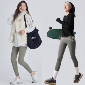 여성 겨울등산레깅스 기모 겨울등산바지