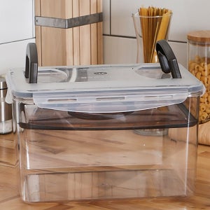 한진 투명 김치통 누름판 누름돌 대형 김장통