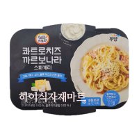 쉐프스토리 콰트로치즈 까르보나라 스파게티 300g 까르보나라 파스타