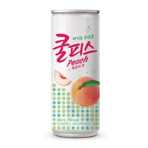 동원 쿨피스 복숭아 230ml 30캔 유산균 음료
