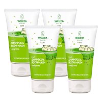 Weleda 벨레다 키즈 2in1 샴푸 & 바디 워시 라임 150ml 4팩