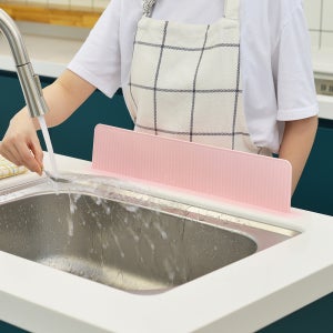 리앤델 실리콘 싱크대 물막이 설거지 가림막 물튀김방지