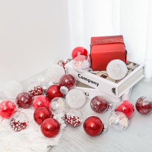 크리스마스 볼 트리 장식 오너먼트 다이나믹볼 6cm 24개입