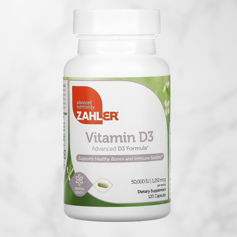 잘러 <b>비타민 D3 콜레칼시페롤</b> vitamin <b>50000IU</b> 120캡슐