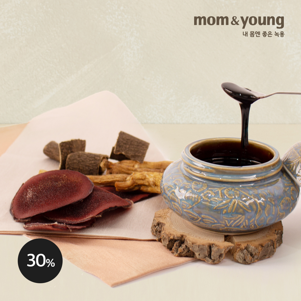 몸엔용 고함량 녹용홍삼진액 녹용정 500g(250g X 2EA) 선물포장 보자기 노리개증정