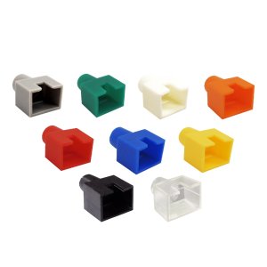 인네트워크 국산 RJ45 오픈형 각부트 녹색 100EA [IN-OPENGN] INT022
