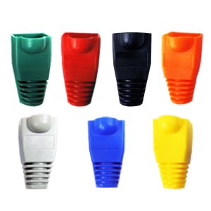 인네트워크 국산 RJ45 덮개형 통부트 주황 100EA [IN-COVERO] INT031