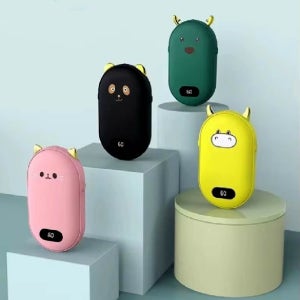 홈유즈 USB 충전식 손난로 휴대용 양면발열 핸드워머 보조배터리