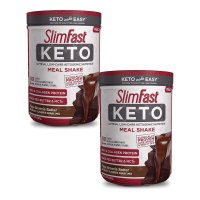 SlimFast Meal Shake 슬림패스트 밀 쉐이크 퍼지 브라우니 베터 파우더 13.4oz(379g) 2팩