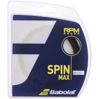 Babolat 바볼랏 테니스 스트링 거트 RPM ROUGH 알피엠러프 블랙 12m 게이지 1.25mm 241140