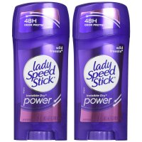 Lady Speed Stick 레이디스피드 여성 미국 데오드란트 스틱 와일드 프레지아 2.3oz(65g) 2팩