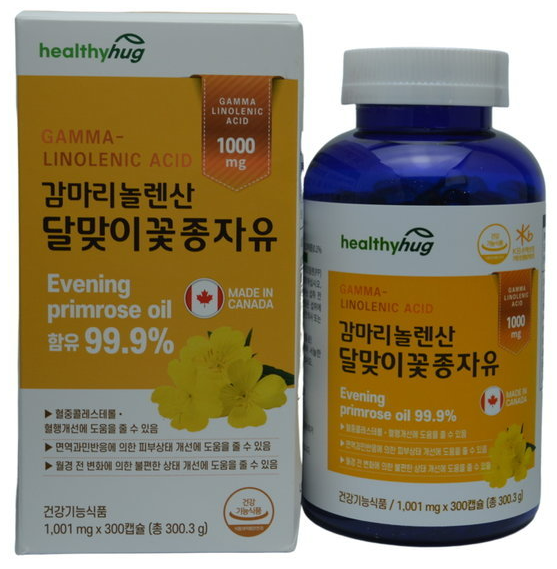 헬씨허그 <b>감마리놀렌산</b> 달맞이꽃종자유 300캡슐 5개월분