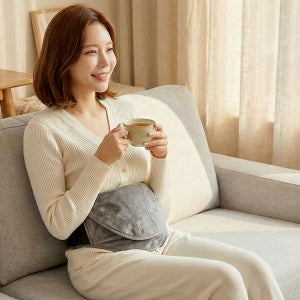 애니스톤 원적외선 충전식 무선 찜질기 복부 허리 배 생리통 휴대용 온열기 벨트 온열 찜질