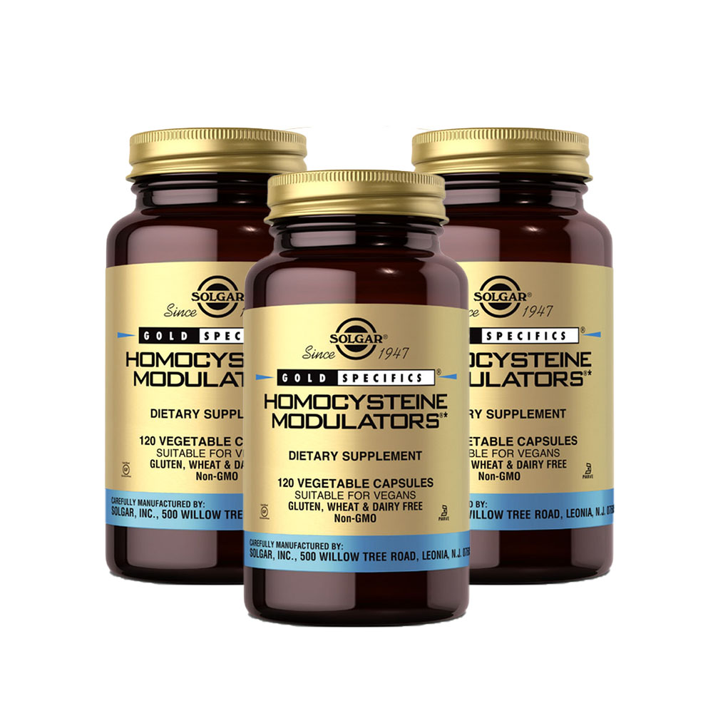 솔가 <b>호모시스테인</b> 모듈레이터스 수치 120베지캡슐 3병