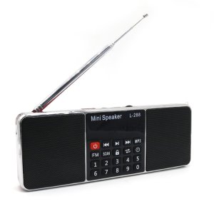 휴대용 mp3 라디오 fm 트로트 라디오 소형 탁상용 어르신 효도 라디오 주방 H288