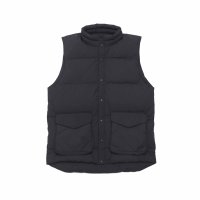 [국내배송] SNOW PEAK RECYCLED NYLON RIPSTOP DOWN VEST - BLACK 스노우피크 다운 베스트