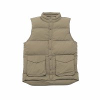 [국내배송] SNOW PEAK RECYCLED NYLON RIPSTOP DOWN VEST - BEIGE 스노우피크 다운 베스트