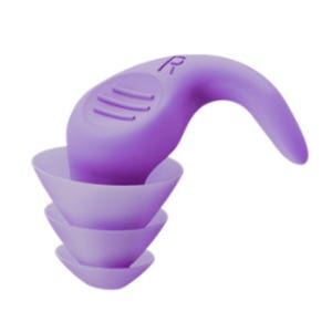 고급 3중 차단 이어플러그 퍼플 1세트