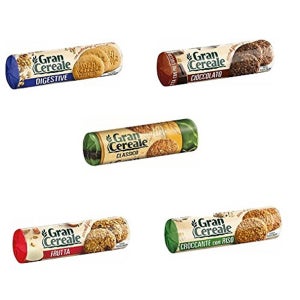 이탈리아 물리오 비안코 그란 씨리얼 쿠키 비스켓 250g x 5종 패키지