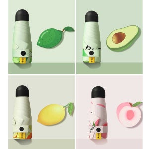 마카롱 3단 암막 우양산 튼튼하고 자외선 차단되는 아보카도 우산 양산