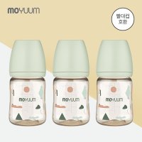 [모윰] PPSU 올인원 젖병 170ml 트리플팩 - 클라우드 에디션 (빨대컵 호환)