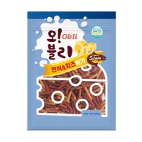 오블리 버거 연어치즈버거 100g 강아지간식