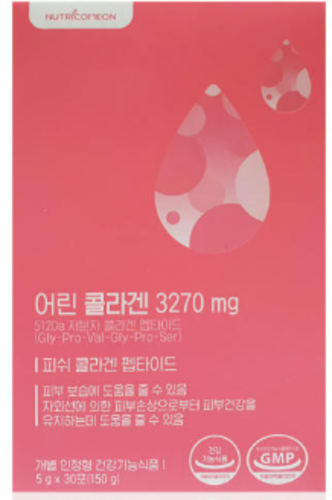 <b>뉴트리</b>커먼 어린 <b>콜라겐</b> 3270mg(피쉬 <b>콜라겐</b> 펩타이드) 30포