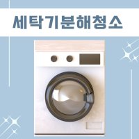 [제주 드럼세탁기 청소] 제주도 세탁기 분해세척 / 우도포함 전지역,전기종 가능