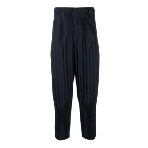 [이세이미야케] 옴므 플리세 플리츠 9부 바지 남성 네이비 HP29JF151 75