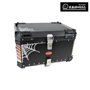 오토바이 탑박스 배달가방 알루미늄 바이크 배달통 85L 블랙