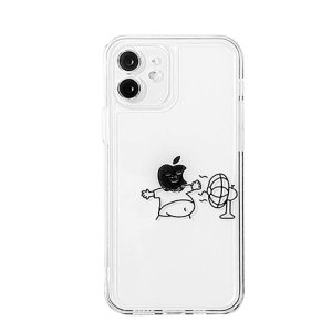 [레빈스튜디오] 뚱뚱한남자 커플 젤리 아이폰 케이스 IPHONE CASE