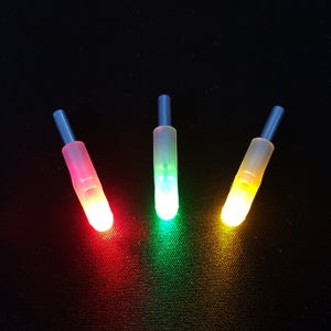 인오토 실리콘 LED 전자케미 10개입 빨강 바다낚시 원투용케미