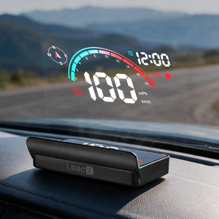 리드아이 HUD GPS 헤드업 디스플레이 GI200 USB 전원 차량용 자동차 속도계