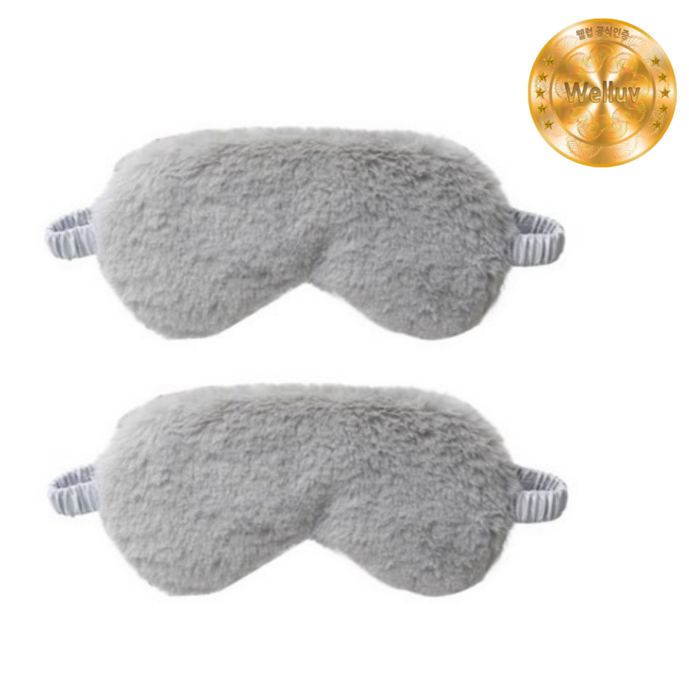 <b>웰럽</b> 보들보들 <b>수면</b>안대 암막 눈 실크 안대 2개 WL-1144