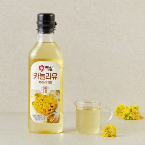[50%] 백설 카놀라유 500ml, 12개