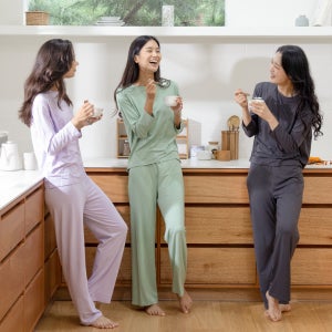 싸이클린 파자마세트 잠옷 홈웨어 여성 오가닉 편한옷 순면잠옷 선물 긴바지 실내복