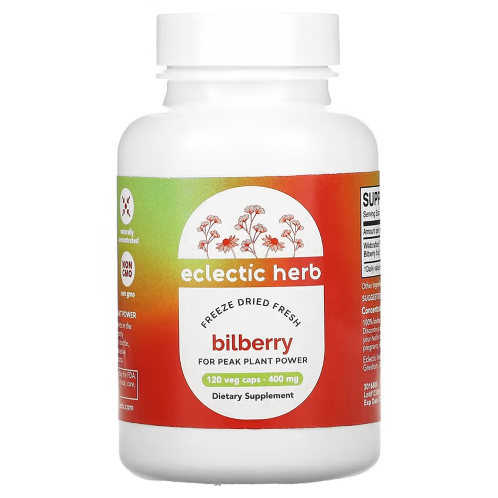<b>이클레틱</b> 허브 동결건조 빌베리 400mg 120정