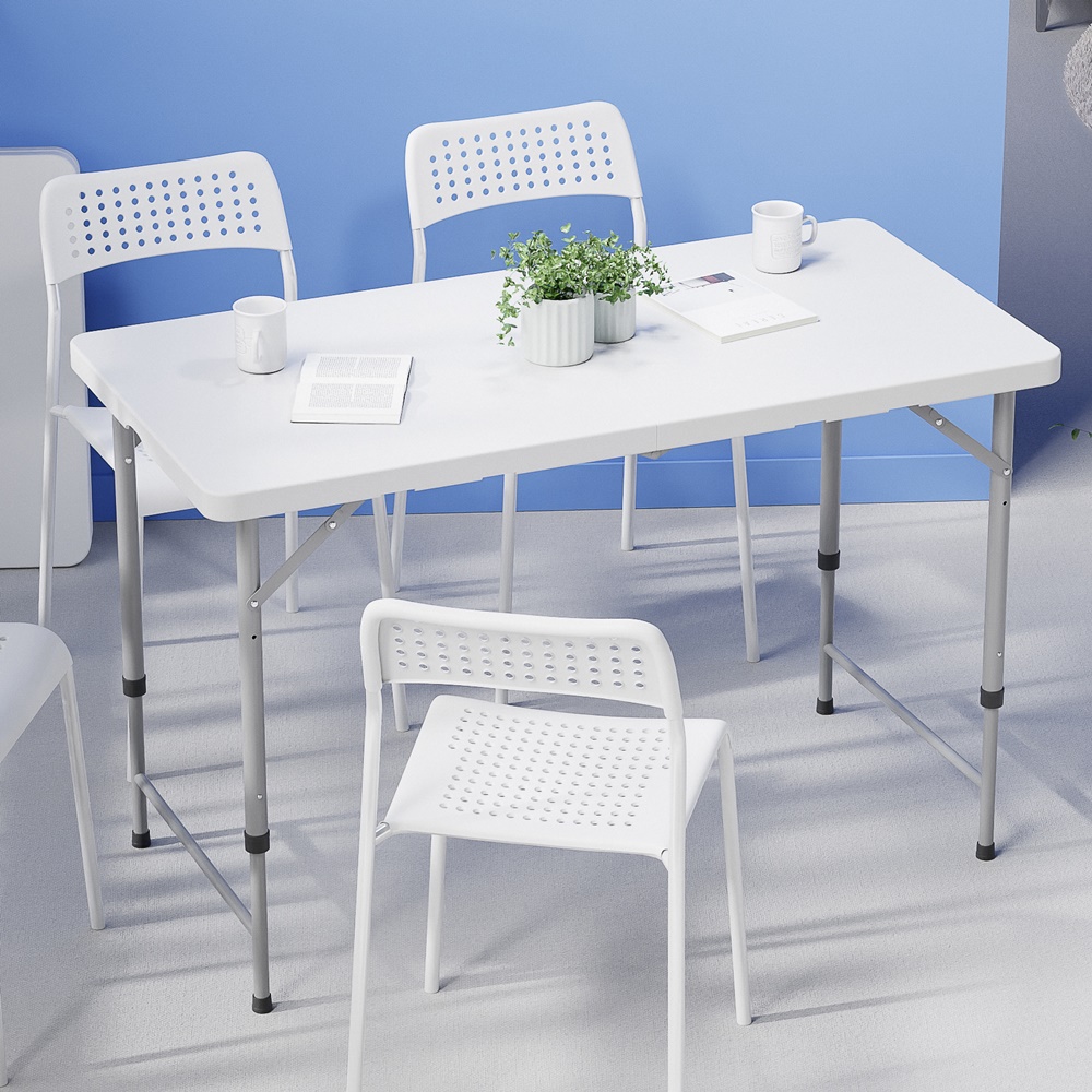 접이식 식탁 테이블 확장형 카페 6인용 주방 테이블 업소용 식당 브로몰딩접이식1200cz