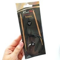 니트프로 베이직스 자작나무 뜨개 줄바늘 (4.5mm, 80cm) KnitPro Basix 대바늘