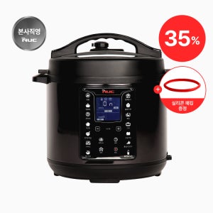 엔유씨 멀티 압력쿠커 6L NPC-600K 블랙 전기쿠커 + 실리콘패킹 증정
