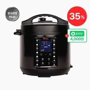 엔유씨 멀티 압력쿠커 6L NPC-600K 블랙 전기쿠커