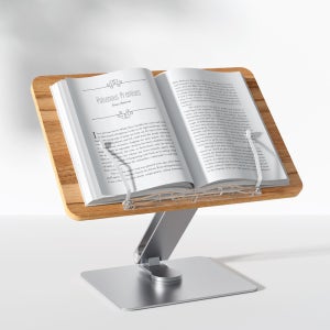애니클리어 프리미엄 회전형 높이조절 독서대 원목 북스탠드 책거치대 받침대 BS-1plus