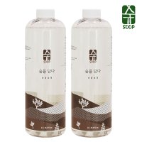 숲바른 아기 유아 세탁 세제 2000ml 천연 액체 중성 세제 1000ml X 2개